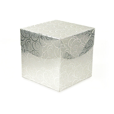 Silver Cube (RM0304) : 선물 포장 박스