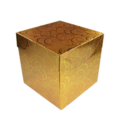Gold Cube (RM0304) : 선물 포장 박스